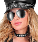 Studded Choker Leatherlook
