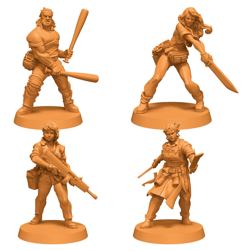 CMON Zombicide 2nd Edition Chronicles Survivor Set - Expand Your Survivor Roster with 12 Unique, Highly-Detailed Miniatures! Cooperative Strategy Game, Ages 14+, 1-6 Players, 1 Hour Playtime, Made