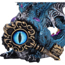 Keeper of the Key Blue a Majestic Dragon Figurine 9.5cm 5
