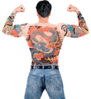 Tiger & Dragon Tattoo Shirt Natural Look