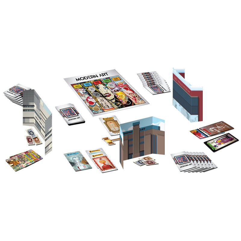 CMON Modern Art Board Game | Art Museum Auction Strategy Game | A Competitive Game of Prediction | Great for Game Night with Adults | Ages 14+ | 3-5 Players | Average Playtime 45 Minutes | Made