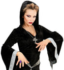 Gothic Ring With Purple Gem