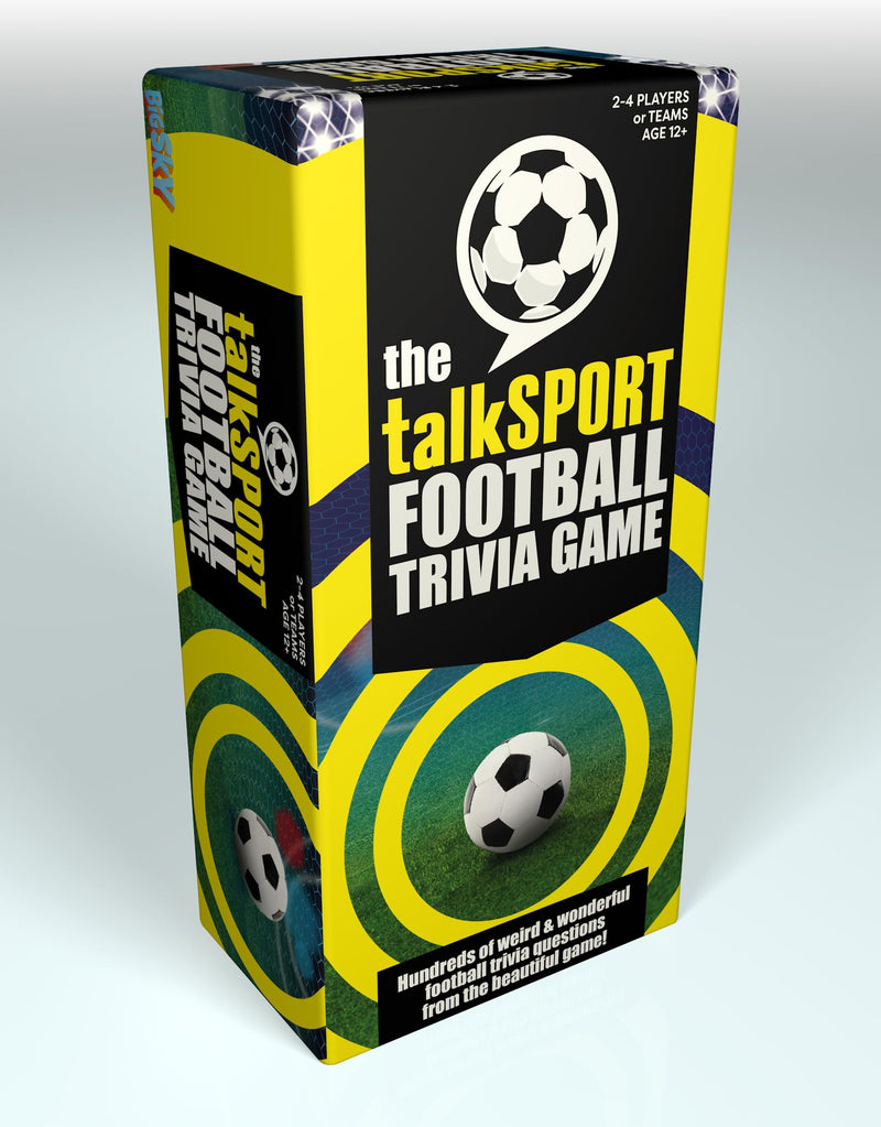 Big Sky Games | The talkSport Ultimate Football Trivia Game | Party Game | Ages 12+ | 2-4 Players | 45 Minutes Playing Time