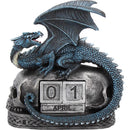 Blue Dragon and Skulls Year Keeper Gothic Calendar 14cm 2