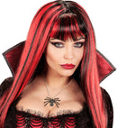 Black Strass Spider Necklace