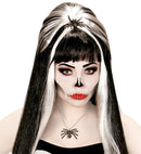 Black Strass Spider Necklace