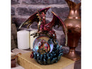 Ruby Oracle Red Dragon Fortune Seer Figurine 18.5cm 6