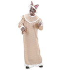 Grandma Wolf  Dress, Bonnet 