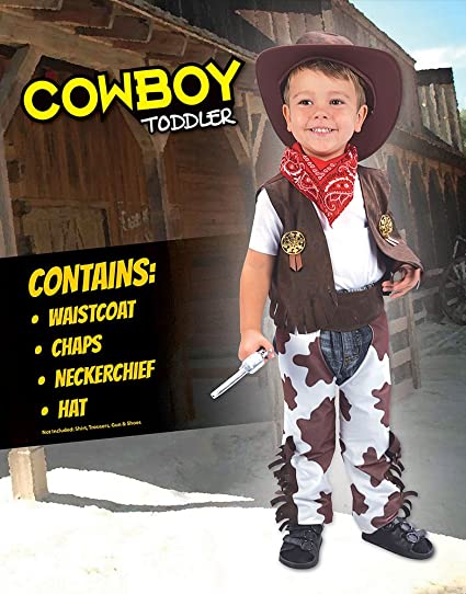 Cowboy Toddler Childrens Costume and Hat