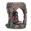 Bronze Mother Earth Tea Light Holder 7cm 5