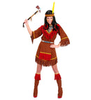 Indian  Dress, Apron, Boot Covers, Headband With Feather 
