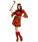 Indian  Dress, Apron, Boot Covers, Headband With Feather 