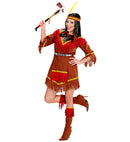 Indian  Dress, Apron, Boot Covers, Headband With Feather 