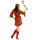 Indian  Dress, Apron, Boot Covers, Headband With Feather 