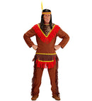 Indian  Coat, Pants, Headband With Feather 