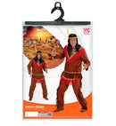 Indian  Coat, Pants, Headband With Feather 