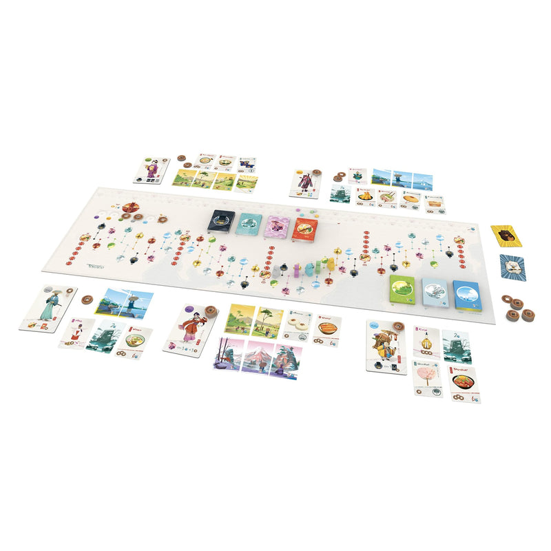 Tokaido: Base Game 10th Anniversary Edition - Exploration & Travel Adventure Board Game Set in Japan, Ages 8+, 2-5 Players, 45 Min