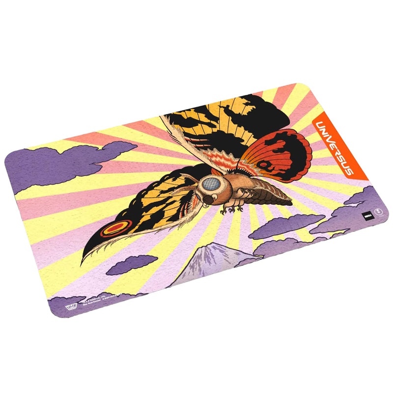 UniVersus Godzilla Challenger Series - Mothra Playmat - 24 x 14 Neoprene Mat, Tabletop Card Game Accessory, UVS Games, Officially Licensed