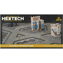 GF9: Hextech Trinity City: Highway Intersections - 10 Road Sections, Battlefield in A Box, Tabletop Ready Painted Terrain, Sci-Fi, RPG Accessory