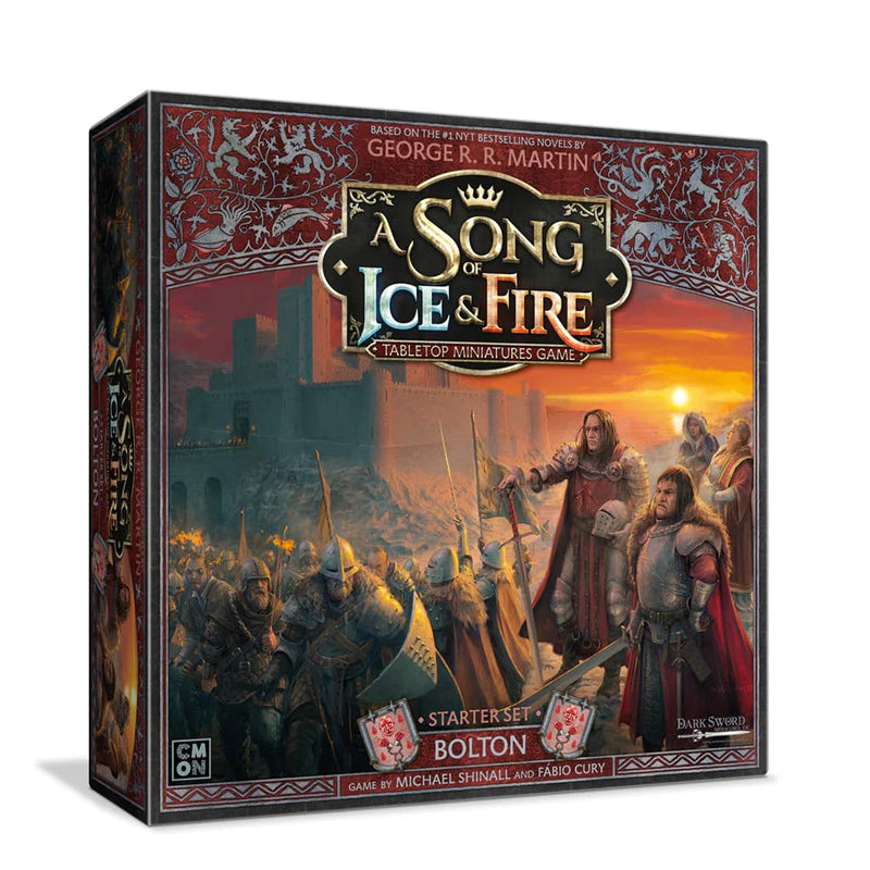 A Song of Ice & Fire Tabletop Miniatures Game Bolton Starter Set - Strategy Game for Ages 14+, 2+ Players, 45-60 Minute Playtime, Made by CMON