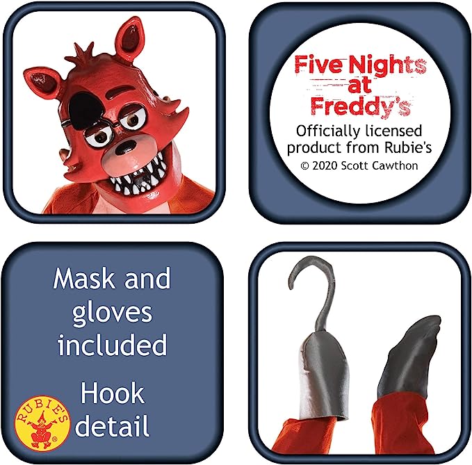 Foxy Tween Costume Five Nights At Freddys
