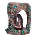 Bronze Mother Earth Tea Light Holder 7cm 3