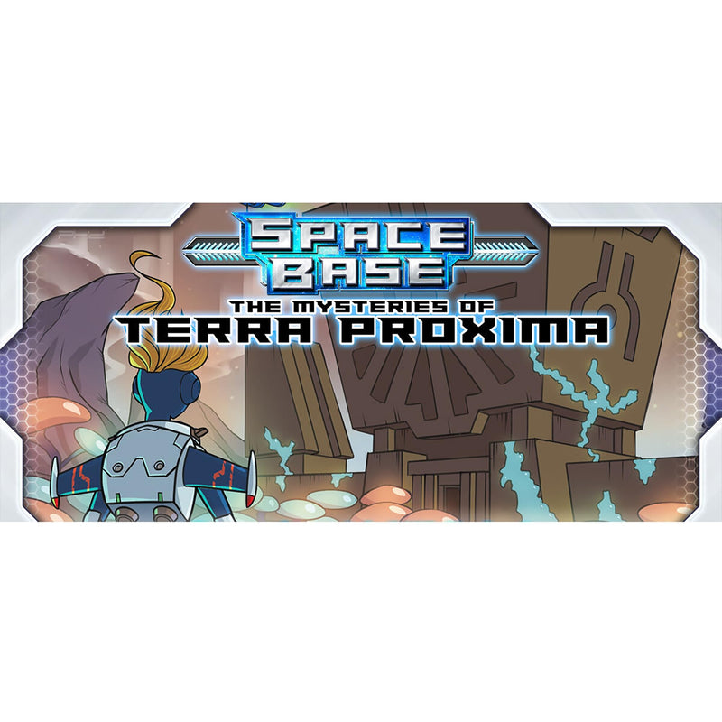 AEG Space Base: The Mysteries of Terra Proxima Saga Expansion | Explore & Discover The Strange Ruins and Vast Fields of Fungi | 2-5 Players | Ages 10+