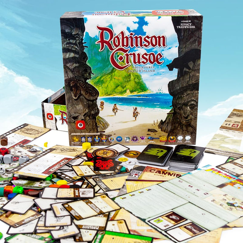 Portal Games Robinson Crusoe Adventures on the Cursed Island Board Game