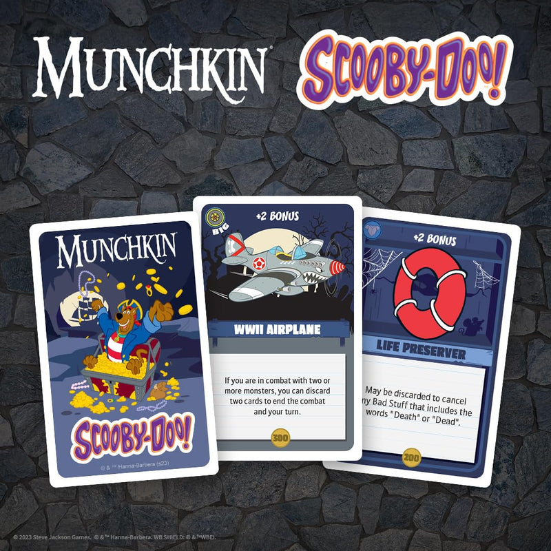 Munchkin Scooby-Doo Card Game | Based on The Steve Jackson Munchkin Series | Featuring Scooby-Doo and Mystery Inc. Characters | Officially Licensed Card Game