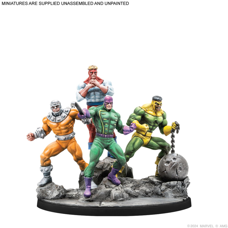 Atomic Mass Games Marvel: Crisis Protocol Abomination & Wrecking Crew Character Pack - Criminal Syndicate Expansion, Tabletop Superhero Game, Ages 14+, 2 Players, 90 Minute Playtime, Made