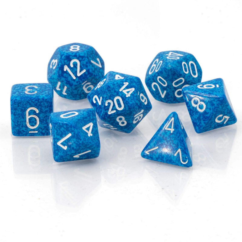 Chessex 25306 Dice, blue, turquoise, white