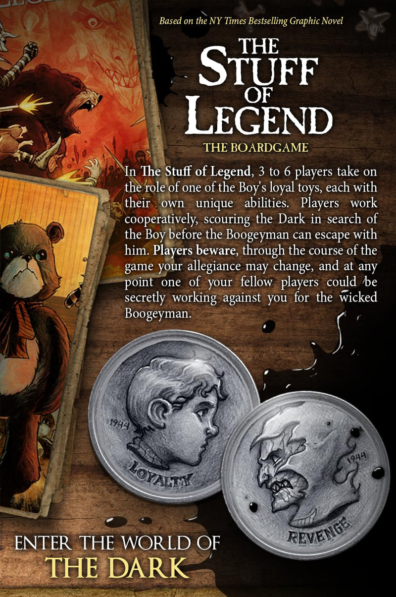 The Stuff of Legend: The Board Game a semi-Cooperative Game of Adventure and Betrayal for 3 to 6 Players, Ages 14+ by 3WS Games