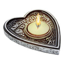 Black and White Spirit Board Tea Light Holder 9.5cm 2