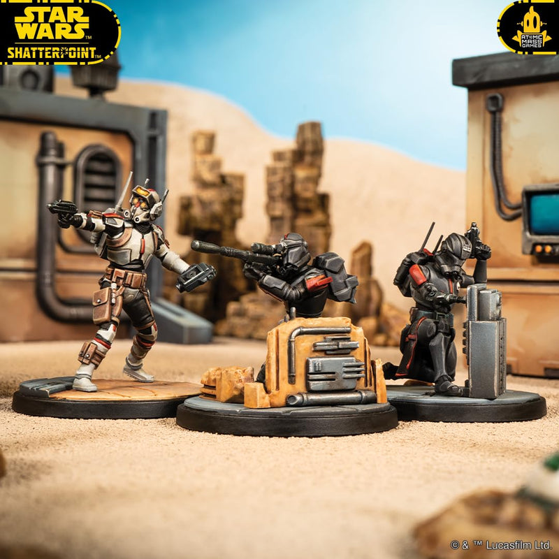 Star Wars Shatterpoint Clone Force 99 Squad Pack - Tabletop Miniatures Game, Strategy Game for Kids and Adults, Ages 14+, 2 Players, 90 Minute Playtime, Made by Atomic Mass Games