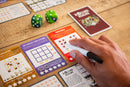 Rolling Realms A Light Strategic Roll-and-Write Board Game for Families and Adults