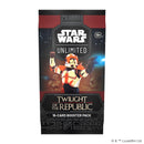 Star Wars: Unlimited TCG Twilight of The Republic Booster Pack - Fast-Paced Trading Card Game for Kids and Adults, Ages 12+, 2+ Players, 20 Minute Playtime, Made by Fantasy Flight Games