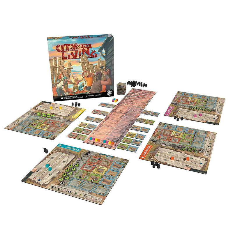 City of The Living by Trick Or Treat Studios, Strategy Board Game, for 2 to 4 Players and Ages 14+