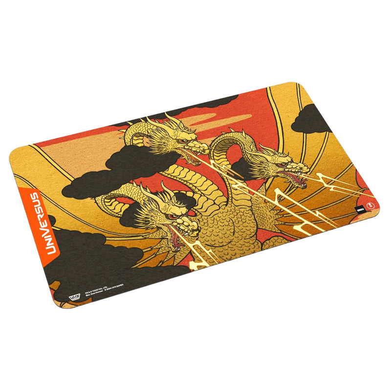 UniVersus Godzilla Challenger Series - King Ghidorah Playmat - 24 x 14 Neoprene Mat, Tabletop Card Game Accessory, UVS Games, Officially Licensed