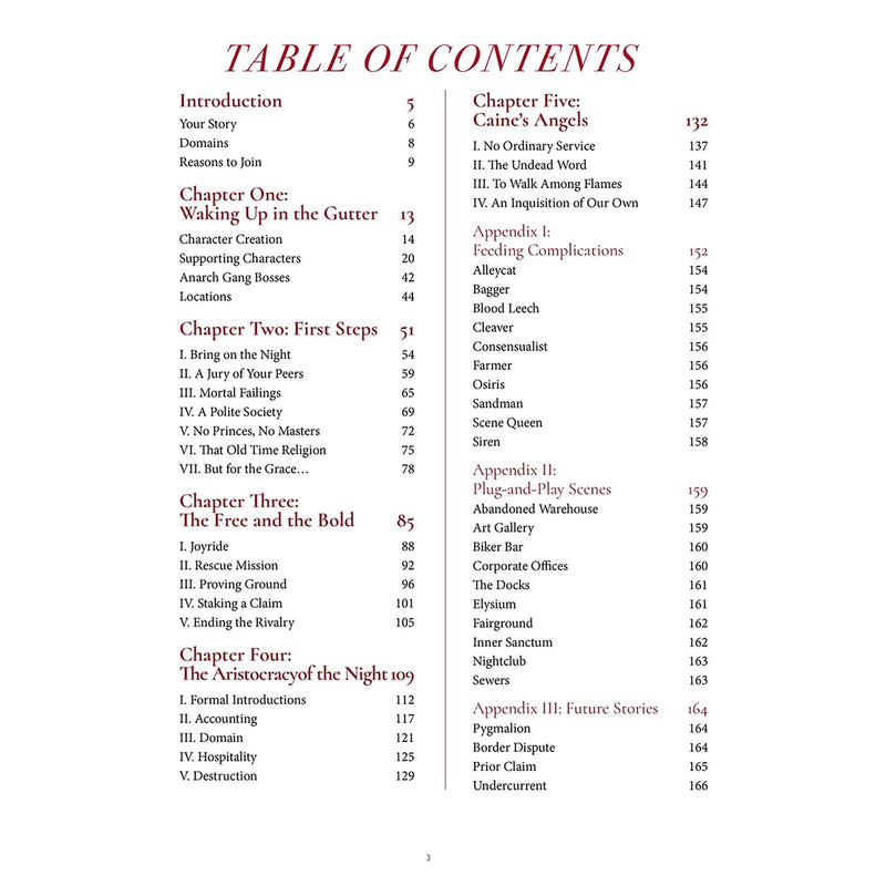 Renegade Game Studios: Vampire The Masquerade 5th Edition RPG: The Crimson Gutter - Chronicle Book, Hardcover RPG Book, 5d Roleplaying Game, Ages 18+