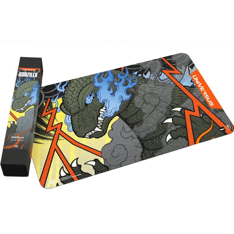 UniVersus: Godzilla Challenger Series - Godzilla Playmat - 24 x 14 Neoprene Mat, Tabletop Card Game Accessory, UVS Games, Officially Licensed