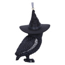 Owlocen Black Witch Owl Hanging Decorative Ornament 12cm 3