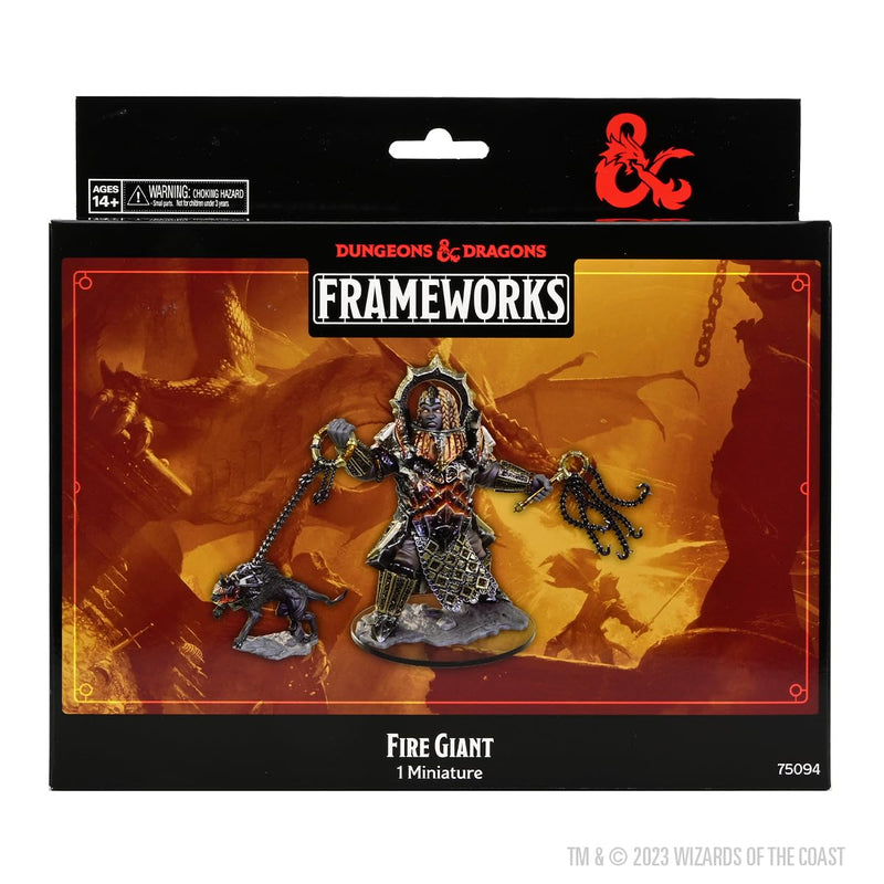 WizKids D&D Frameworks: Fire Giant - Unpainted and Unassembled