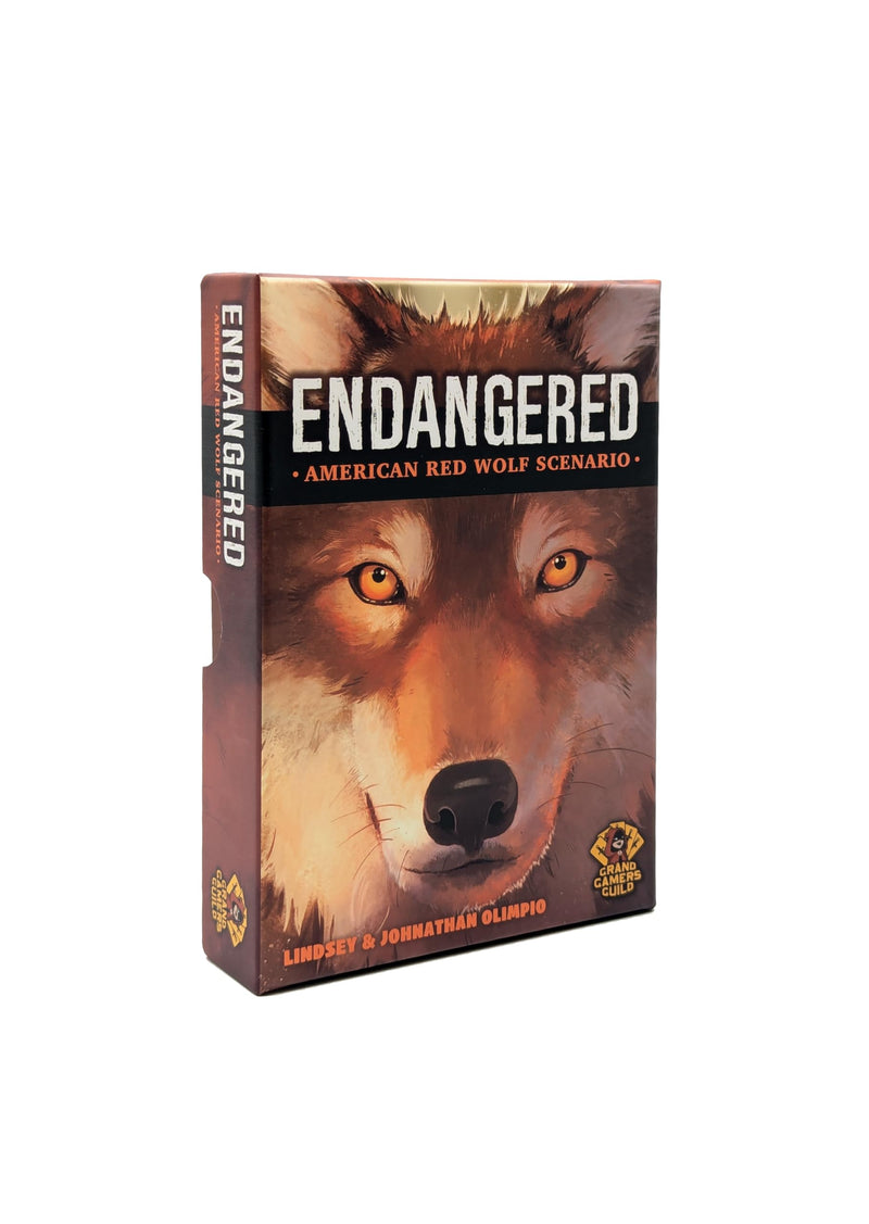 Endangered American Red Wolf Scenario by Grand Gamers Guild – Cooperative Conservation Board Game – Ages 14+, 1 to 5 Players & 60 to 90 Min Playtime