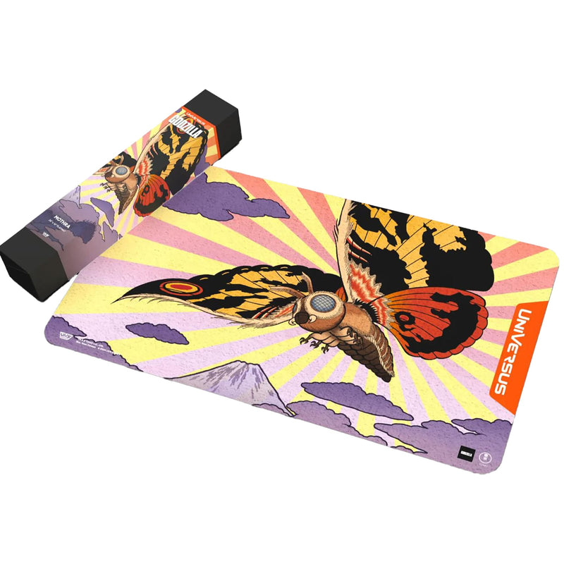 UniVersus Godzilla Challenger Series - Mothra Playmat - 24 x 14 Neoprene Mat, Tabletop Card Game Accessory, UVS Games, Officially Licensed