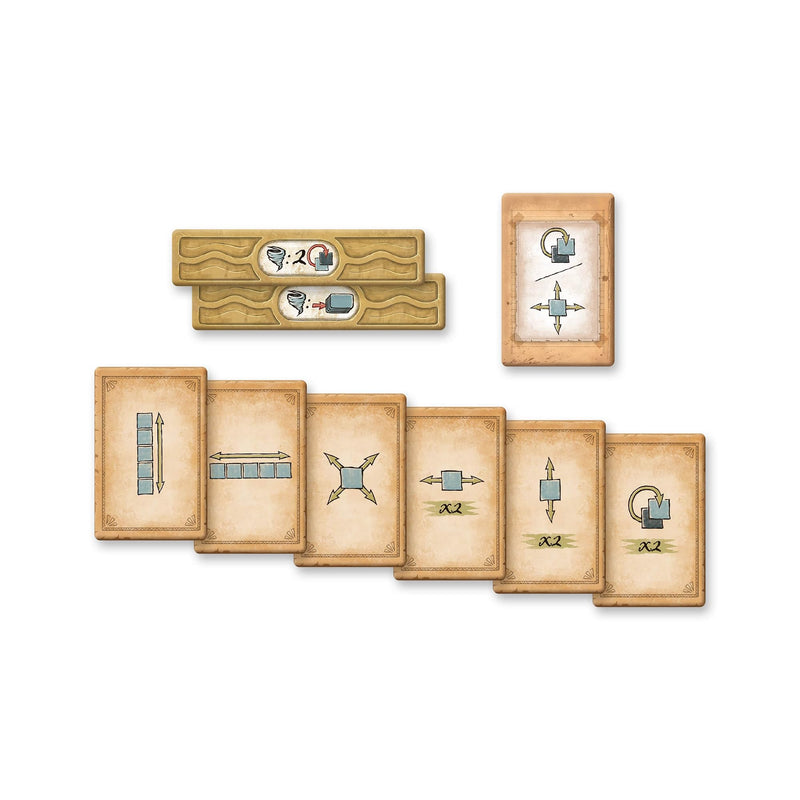 InPatience Sfynx Board Game - Solve 9 Riddles to Unlock The Sunken City's Secrets! Cooperative Civilization Strategy Game, Family Game for Kids & Adults, Ages 8+, 1-4 Players, 30 Min Playtime