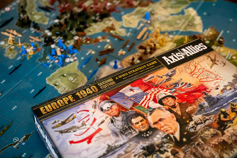 Renegade Game Studios Axis & Allies: 1940 Europe Second Edition -WWII War Miniatures Strategy Board Game, Renegade, Age 12+, 2-5 Players, 6Hr