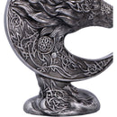 Celtic Crescent Wolf and Moon Ornament 25cm 6