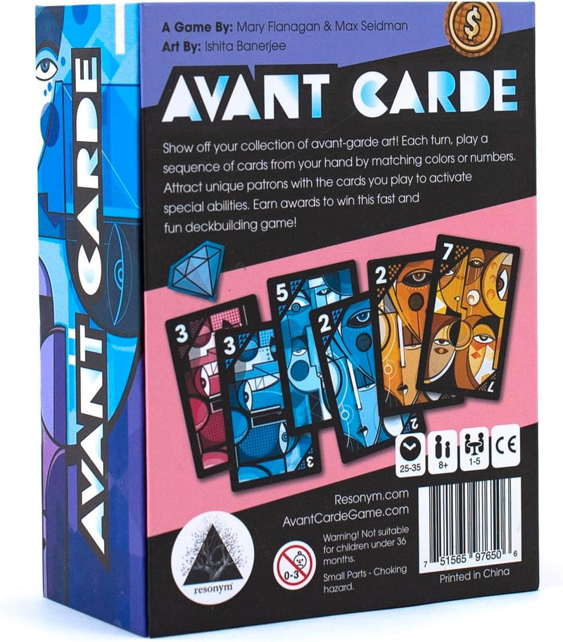 Avant Carde - by Resonym - Board Game - Deck Building Game of Avant-Garde Art Collection - Ages 8+