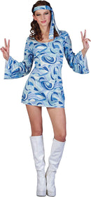 Flower Power Hippy Girl Ladies Costume