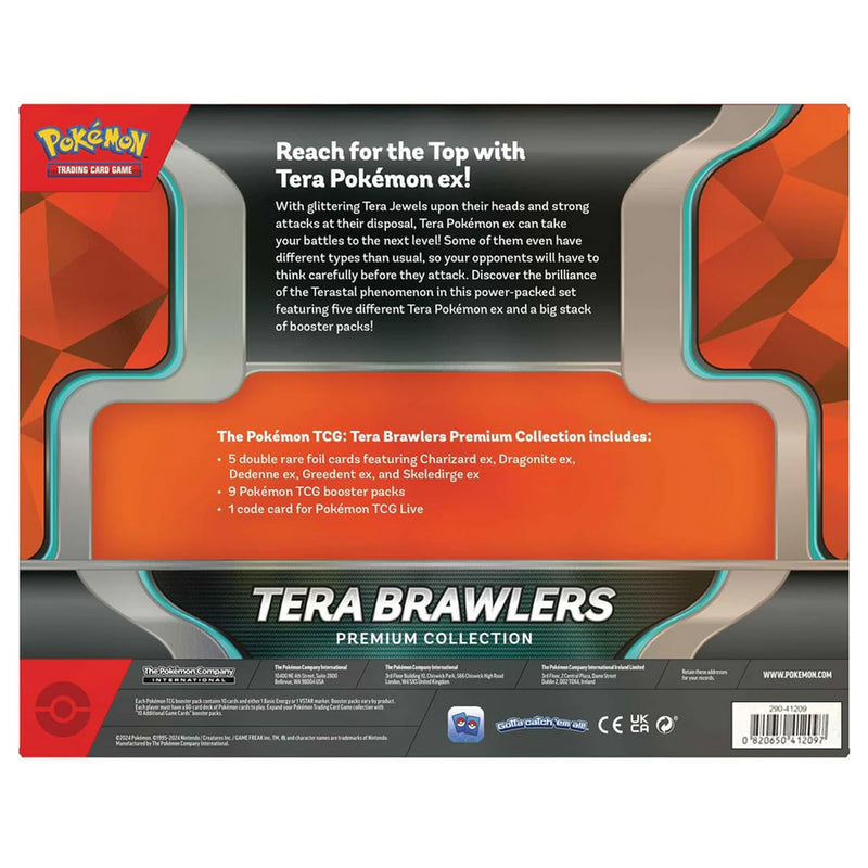 Pokemon TCG: Tera Brawlers Premium Collection | Trading Cards | Age: 6+ Years